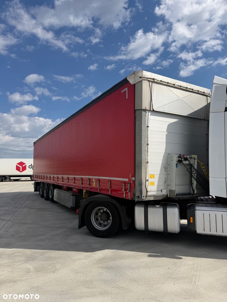 Schmitz Cargobull STANDART OŚ podnoszona kosz  opony 100%  alu deski zbrojona plandeka - 3
