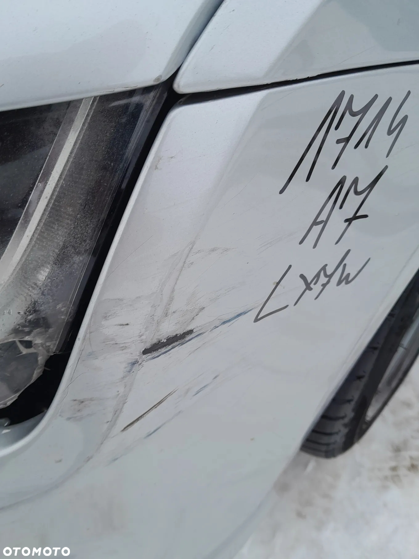 AUDI A7 C7 ZDERZAK PRZEDNI PRZÓD S-LINE SPRSYKI PDC KOLOR: LX7W - 4