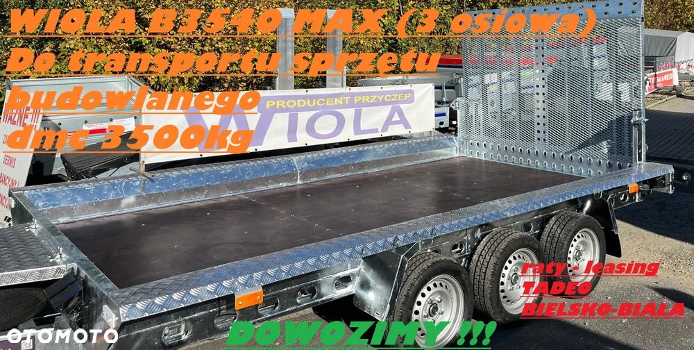 Wiola B3540 MAX 3 osie 3,5t pod koparkę - 5