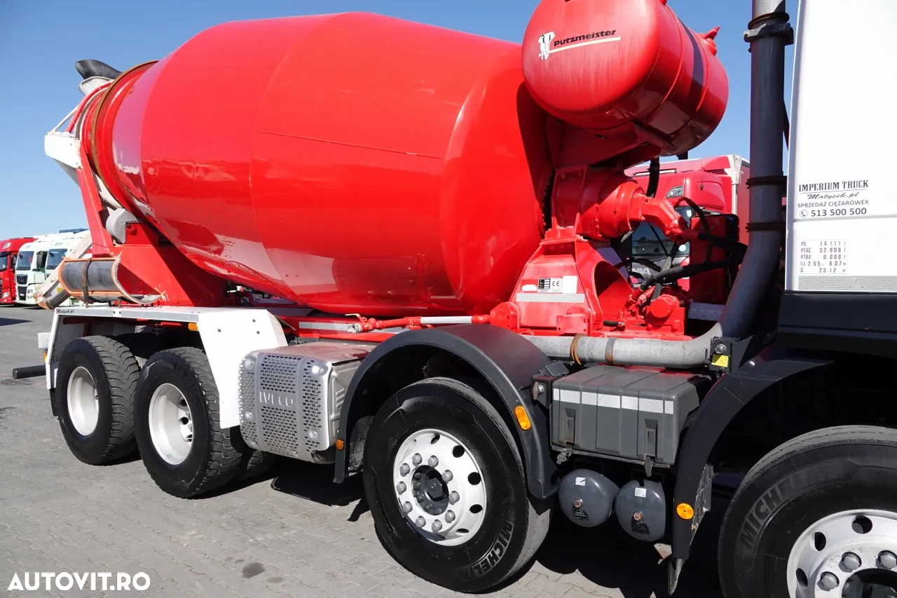 Scania TRAKKER 410 / 8X4 / BETONĂ 9 M3 / PUTZMEISTER / EURO 6 - 12