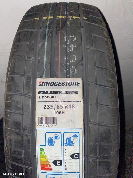 vand 4 anvelope 235/65/18 bridgestone de vară noi - 2