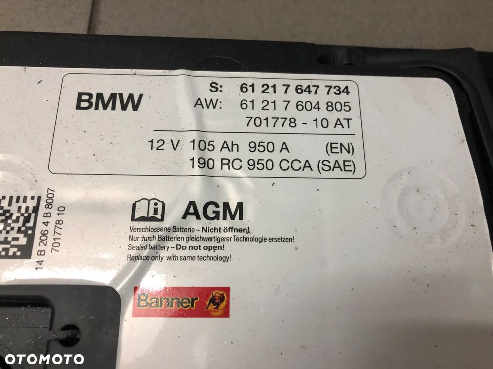 AKUMULATOR AMG BMW 105AH 950A - 2