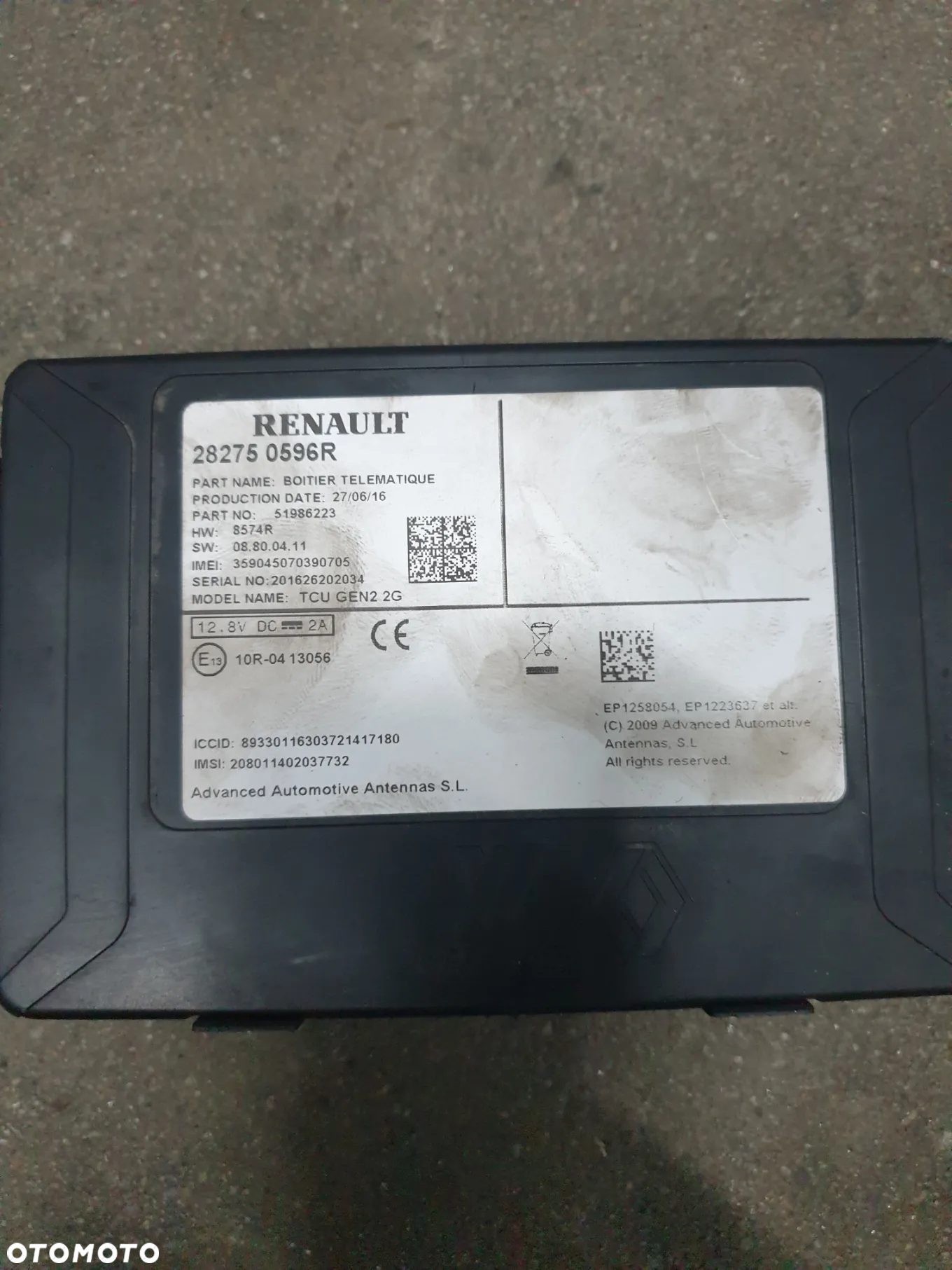 Moduł Bluetooth Smart Fortwo III 282750596R - 2