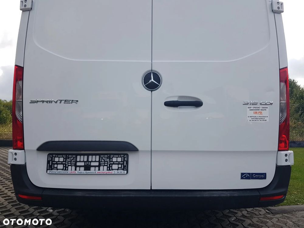 Mercedes-Benz SPRINTER MAXI CHŁODNIA AGREGAT 2 KOMORY GRZANIE KLIMA IZOTERMA 316CDI AUTOMAT BLASZAK VAN FURGON - 25