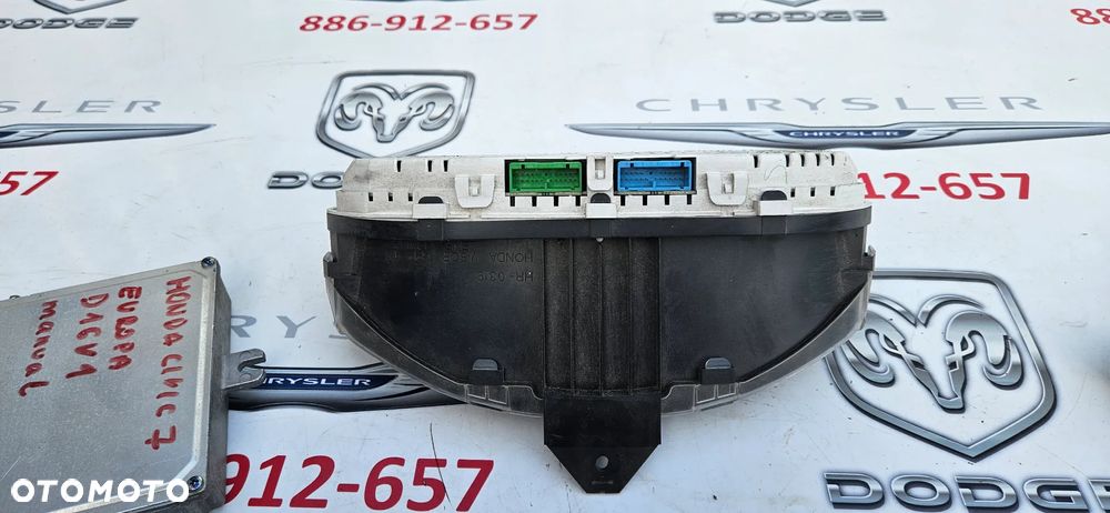 HONDA CIVIC VII 7 LIFT 1.6 16V VTEC D16V1 Zestaw startowy do odpalenia auta Sterownik silnika Komputer Licznik Zegary Stacyjka - 17