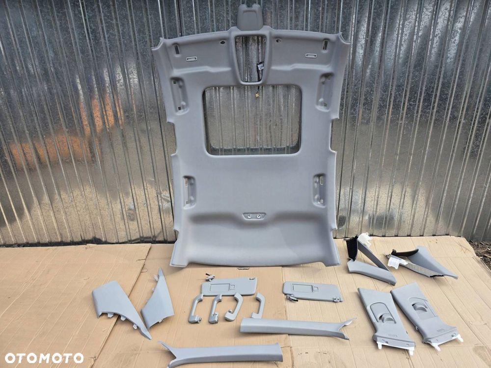 podsufitka kompletna ze słupkami słonecznikami 8w5867506g audi a4 b9 sedan - 4