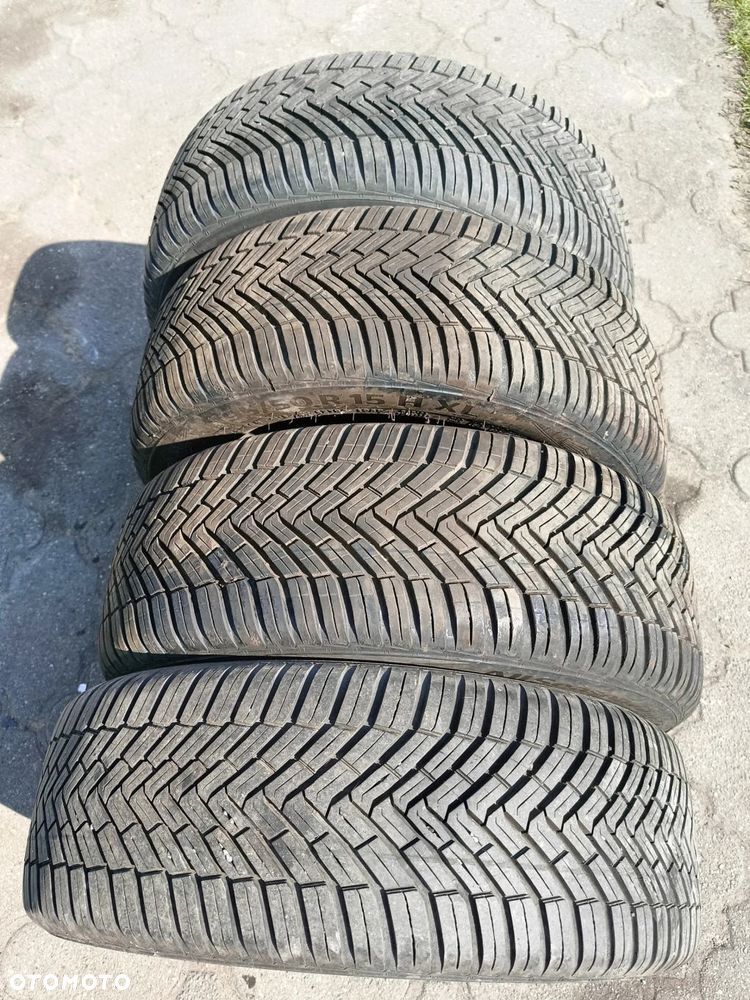 W169 felga opona 195-50-15 komplet WIELOSEZON opony 4x Continental all season contact 7mm felga 5x112 opony 2x19r 2x22r - 2