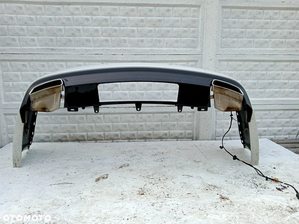 ZDERZAK TYŁ AUDI A6 C7 4G9 KOMBI LIFT 6PDC 15-18 BIAŁY - 10