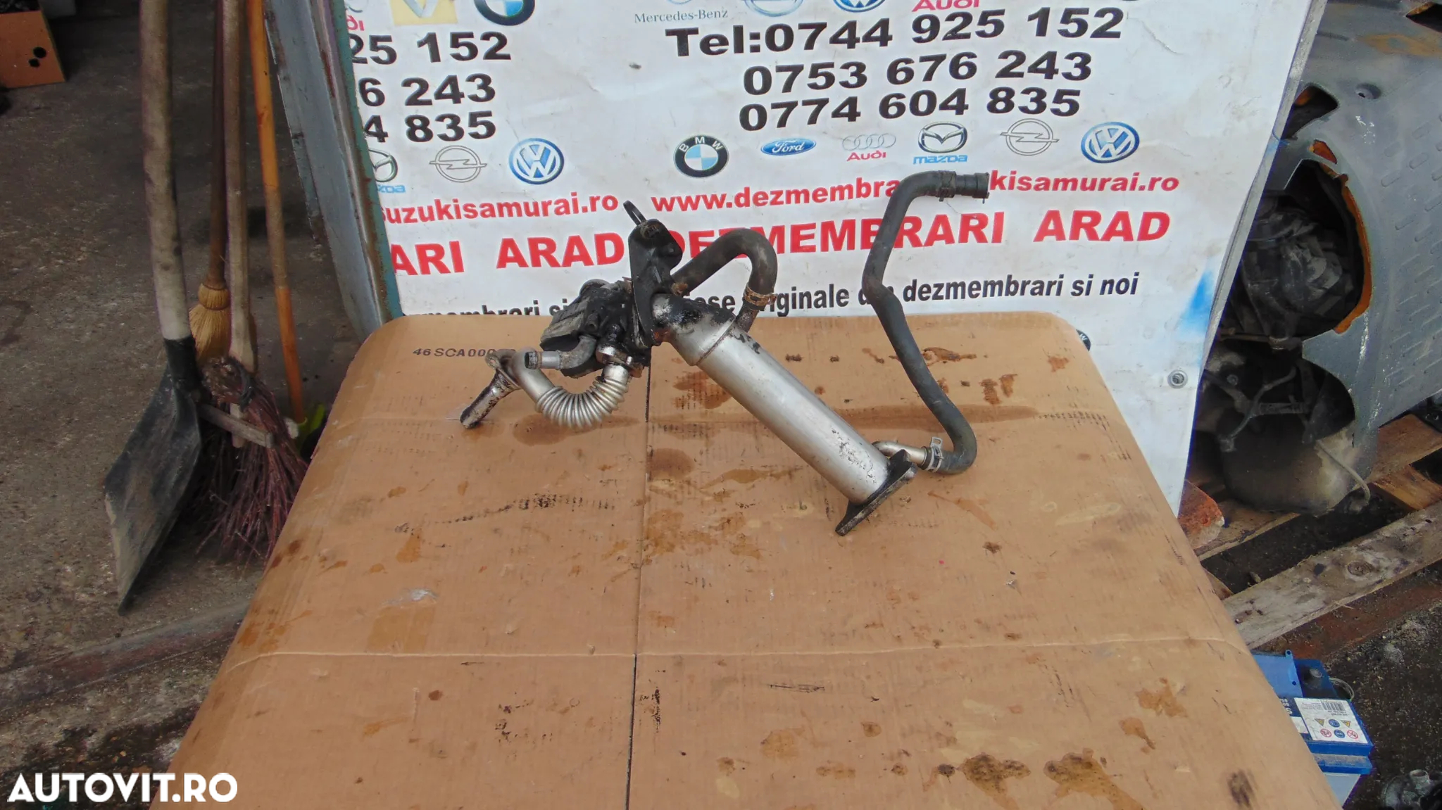 Racitor gaze Ford Transit Custom 2.2 euro 5 Peugeot Boxer Citroen Jumper racitor gaze cu supapa egr - 4