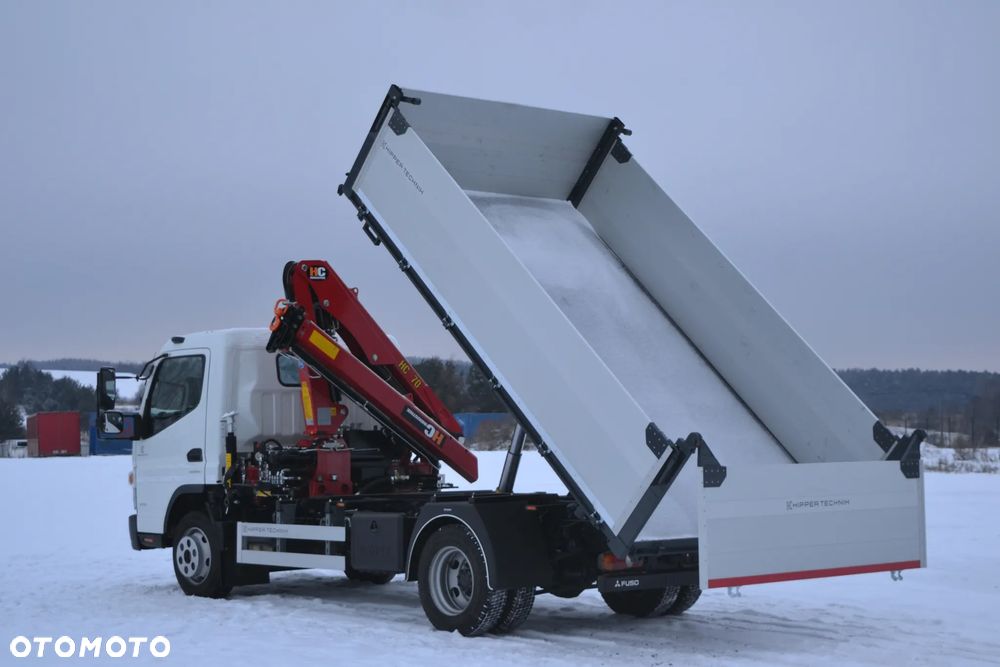 FUSO Mitsubishi Canter 9C18 Nowy Żuraw HDS HYVA HB 60E1 Nowy 3-stronny WYWROT Kiper Wywrotka - 11