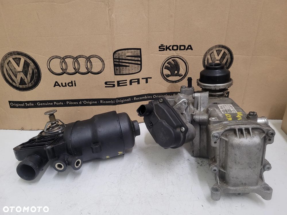 OBUDOWA FILTRA OLEJU CHŁODNICA SPALIN ZAWÓR EGR AUDI A6 C7 A7 A8 Q7 CLA CDU CTB - 5
