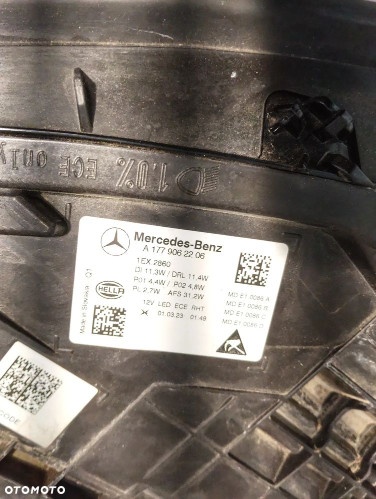 Mercedes-Benz A KLASA W177 LIFT PERFORMANCE KOMPLET LAMP PRZÓD A1779064306 - 7