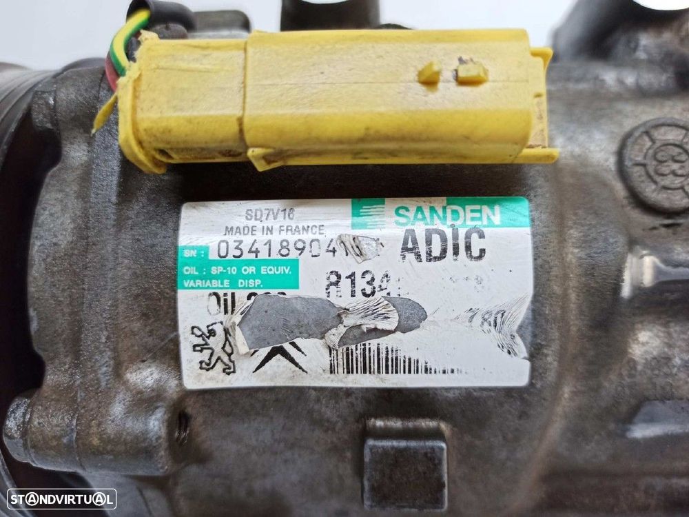 COMPRESSOR DE AR CONDICIONADO CITROEN JUMPY HDI 120 27 L1H1 FURG. - 5
