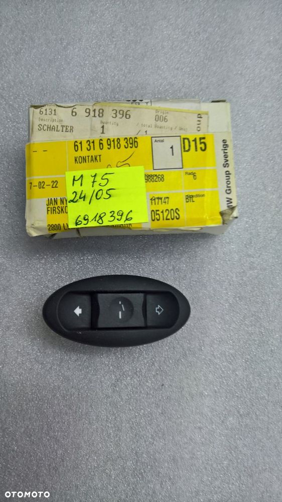 MINI COOPER R50 R53 S PRZEŁĄCZNK SZYBERDACHU 6918396 - 4
