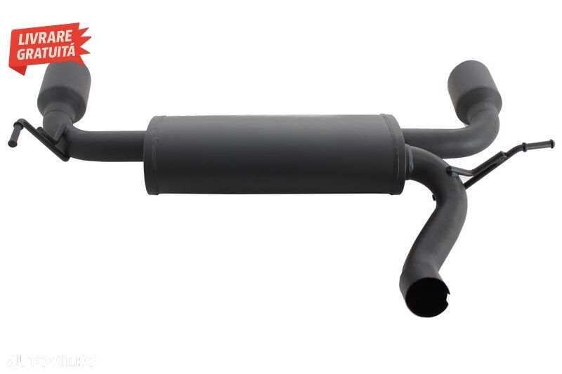 Sistem de evacuare dubla Jeep Wrangler Rubicon JK (2007-2017)- livrare gratuita - 5