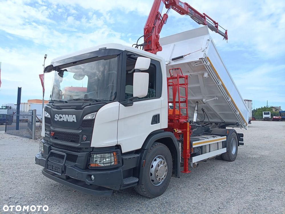 Scania P450 Wywrot Meiller, HDS MKG125, Sprowadzony - 2