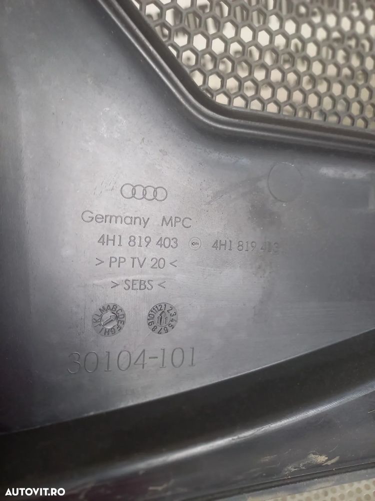 Grila Stergatoare Audi A8 4H D4 Volan Stanga An 2010-2011-2012-2013-2014-2015-2016-2017 Cod 4H Dezm - 9