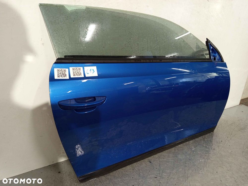 + DRZWI PRZÓD PRZEDNIE PRAWE DO VOLKSWAGEN VW SCIROCCO III 3 1K8 LR5Z BŁĘKITNE NIEBIESKE - 3
