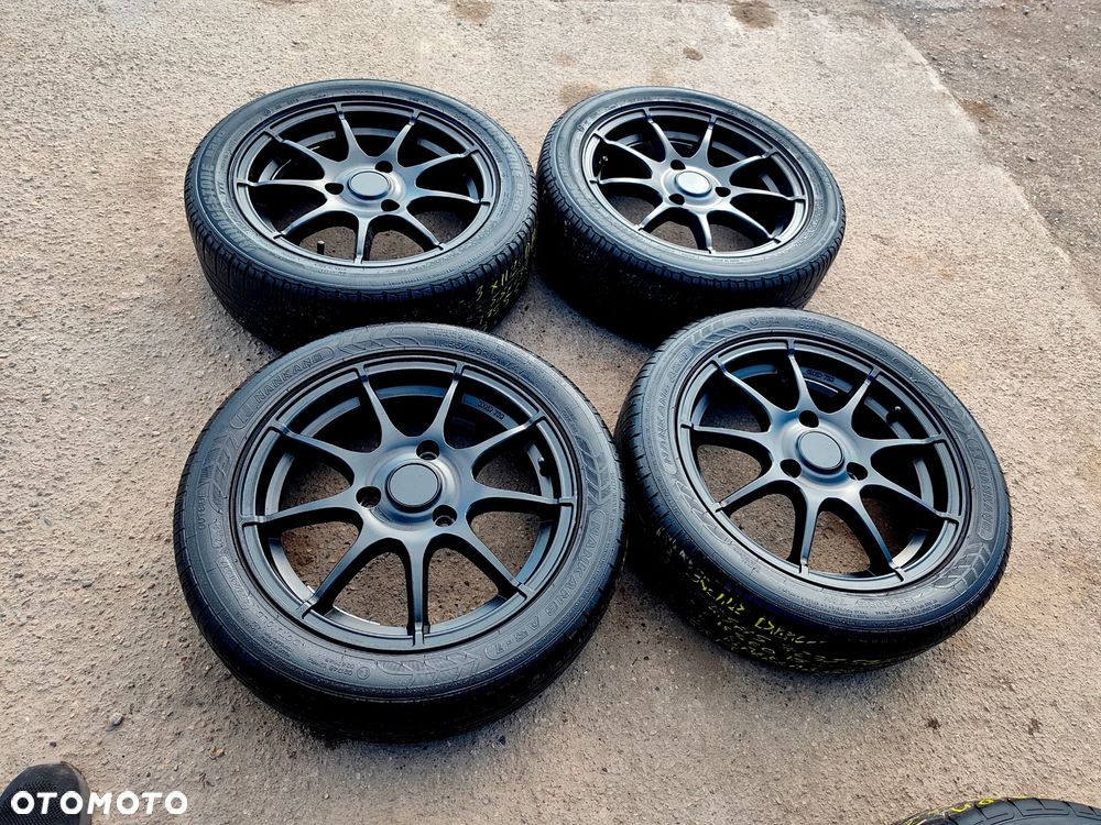 3x112 Felgi Alumniowe Alufelgi 15 Koła Letnie Lato SMART Fortwo I W450 1 II W451 2 Legnica ALU-RAD 5,5mm Czarne 155/60 175/55 - 1