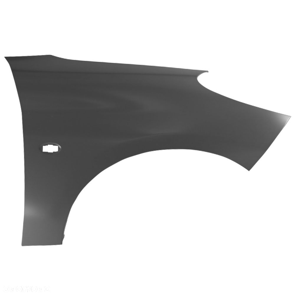 BLU Błotnik PEUGEOT 206+ PLUS KTP prawy szary 2007-2014 przód Gris Shark - 2