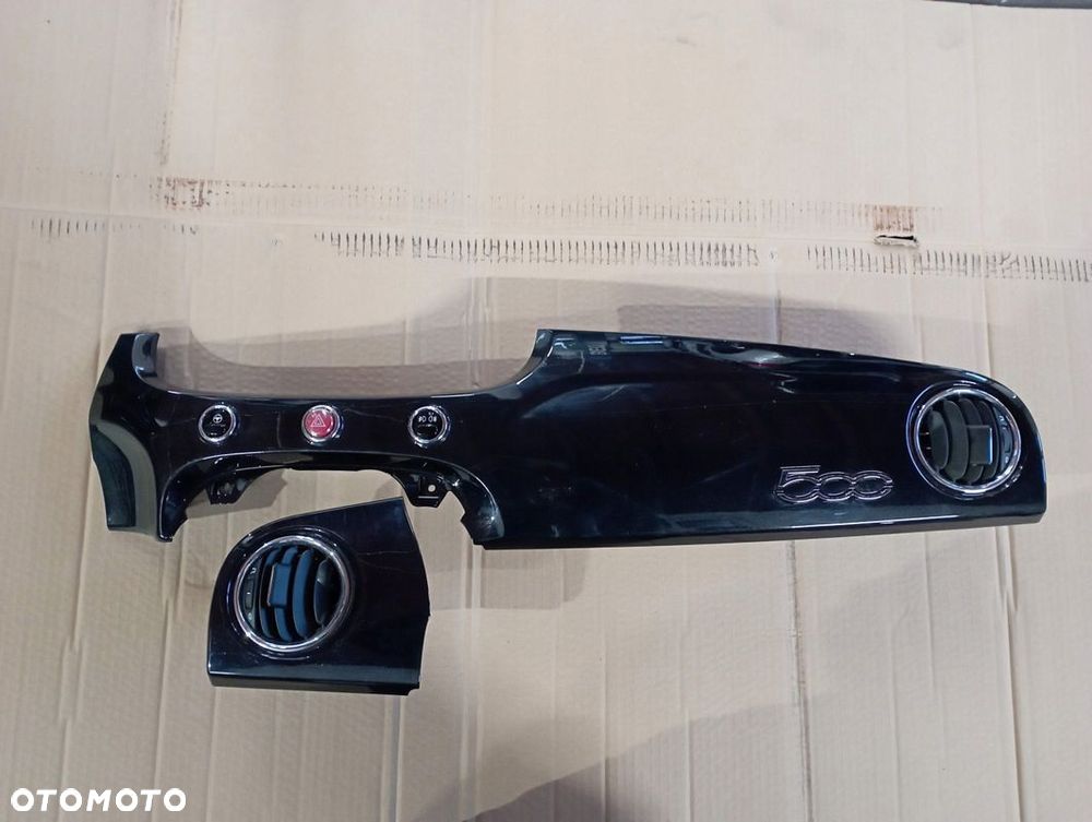 FIAT 500 DEKOR LISTWA KONSOLI DECOR KRATKI 735619848 735627501 - 1