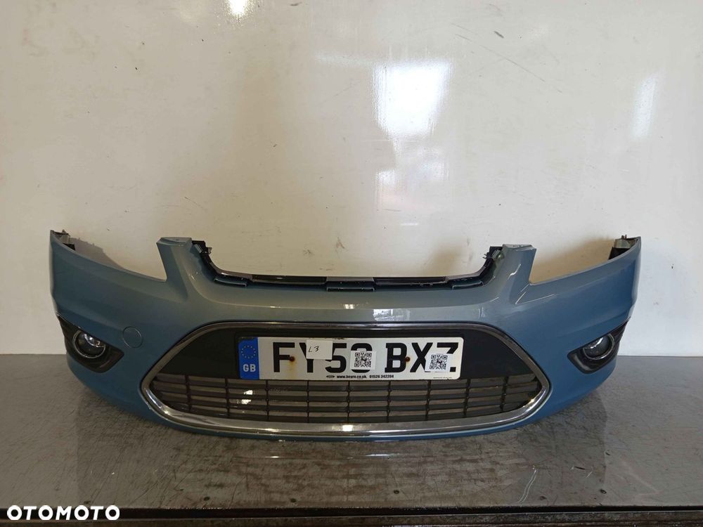 + ZDERZAK PRZÓD PRZEDNI FORD FOCUS MK.2 2 II LIFT FL M8 BŁĘKITNY HALOGENY - 1