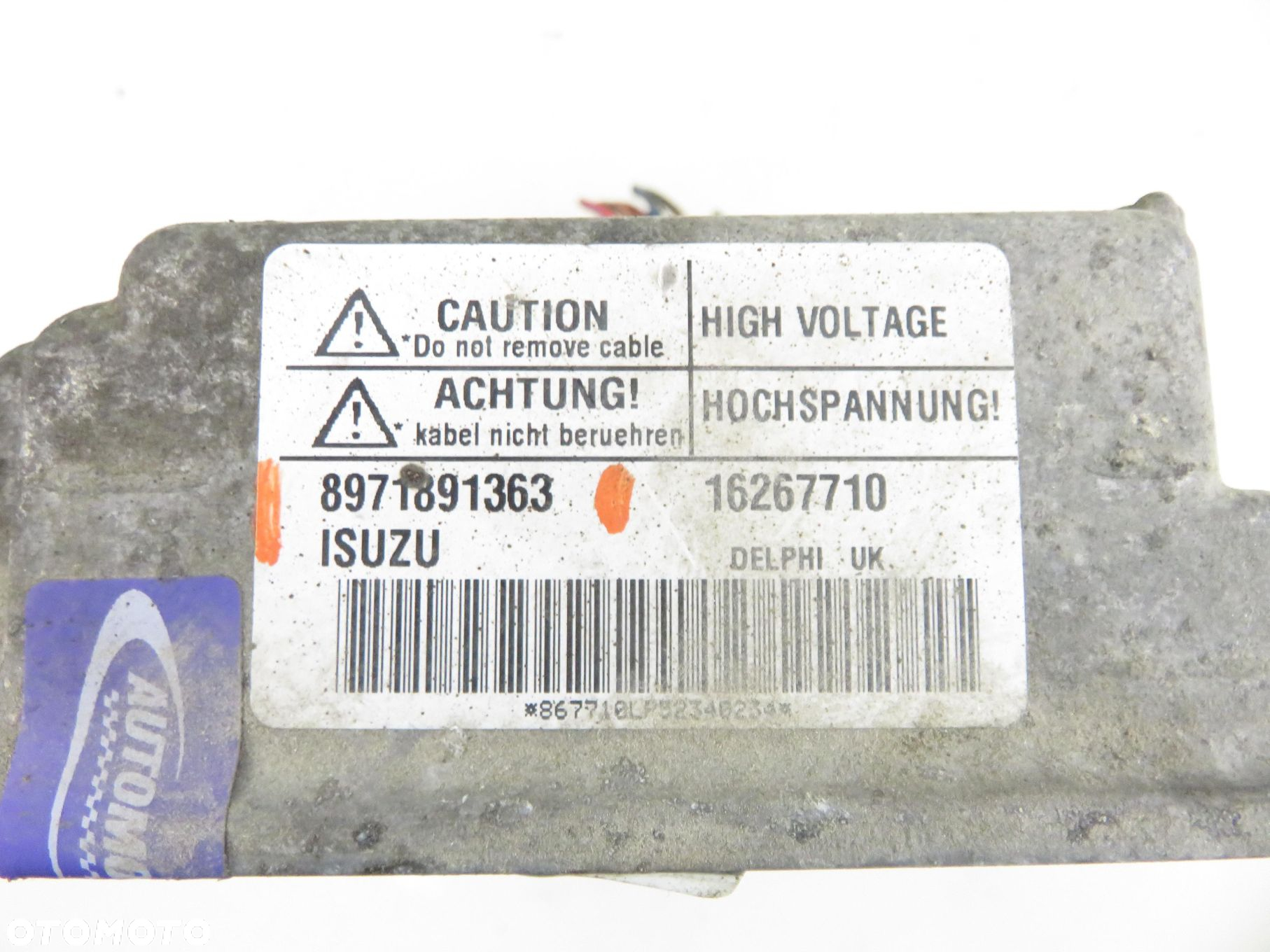 STEROWNIK POMPY OPEL CORSA C (X01) 1.7 DI - Y 17 DTL 8971891363 - 6
