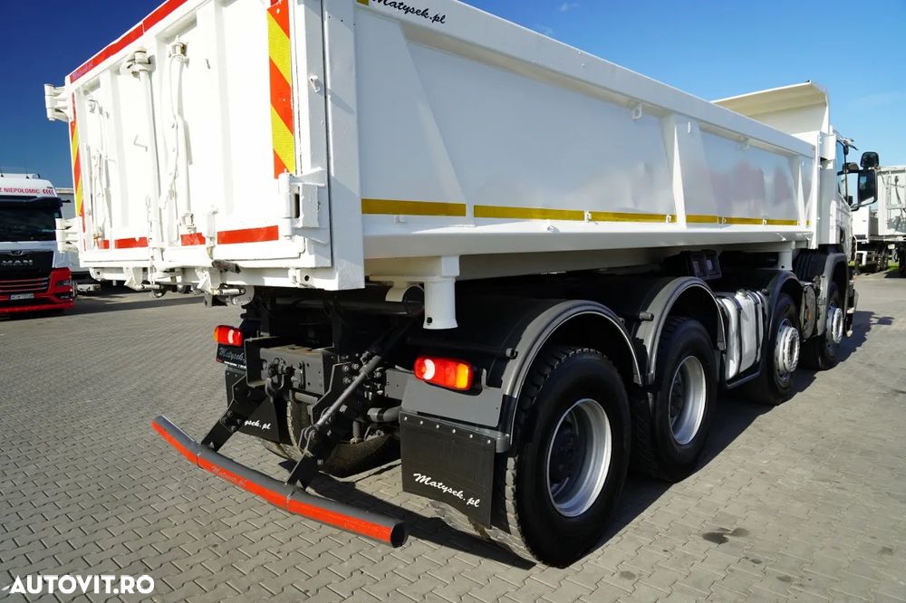 Scania P 380 / 8x4 / BASCULATOR / HIDRODOXY SIDE / BORDMATIC / IMPORTAT / SARCINĂ UTILĂ: 18.500 kg - 20