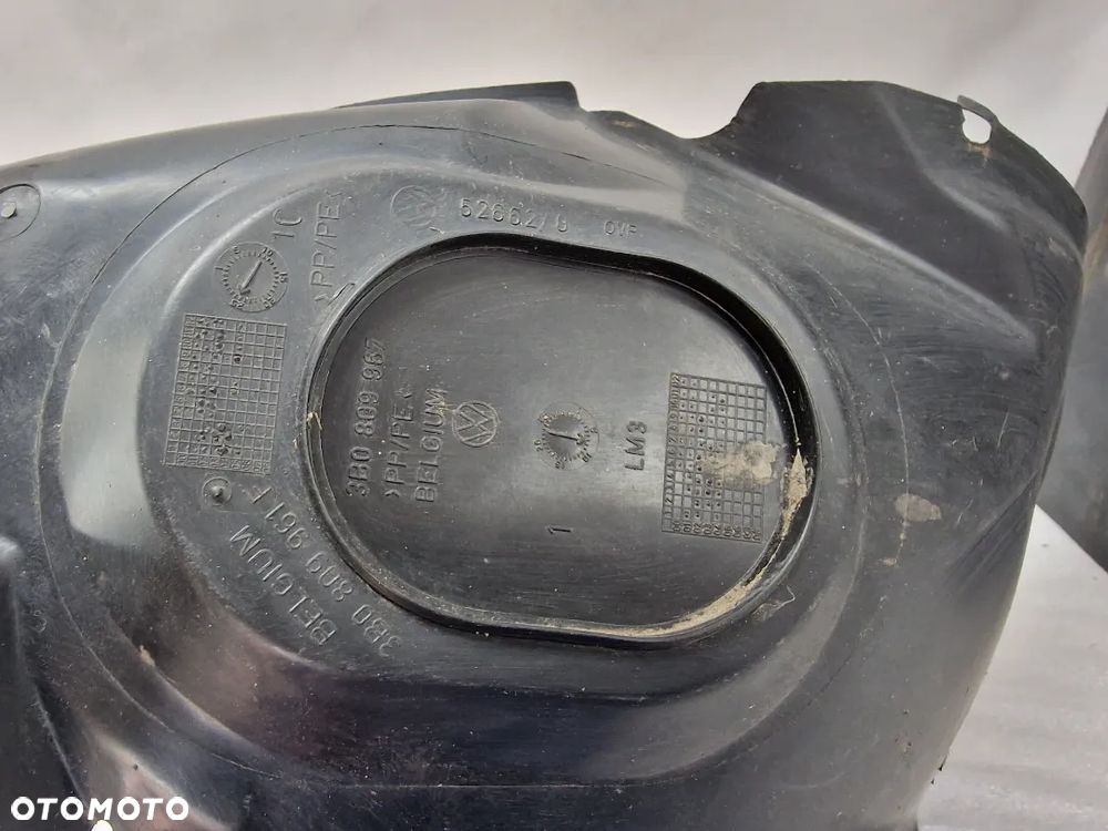 VW PASSAT B5 LIFT 00-05 PRAWE NADKOLE PRZEDNIE PRZÓD NR 3B0809962F NR AUKCJI N111 - 6