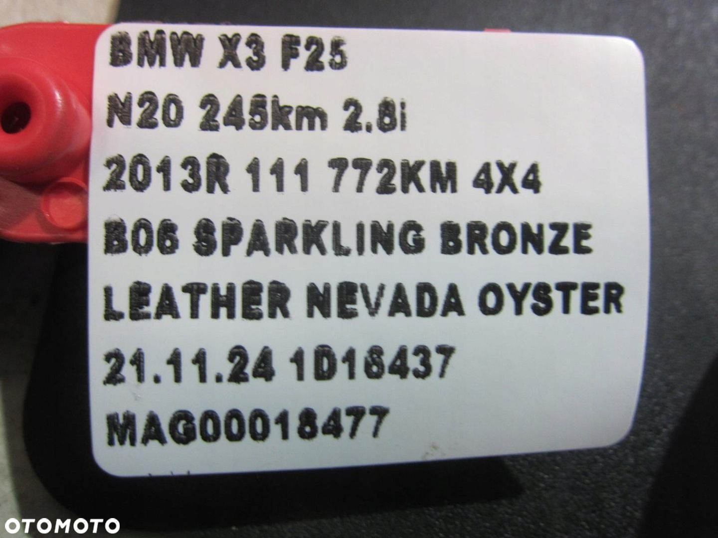 BMW X3 F25 X4 X15 X5 REDUKTOR SKRZYNI BIEGÓW 7649784 8643151 27107649784 - 11