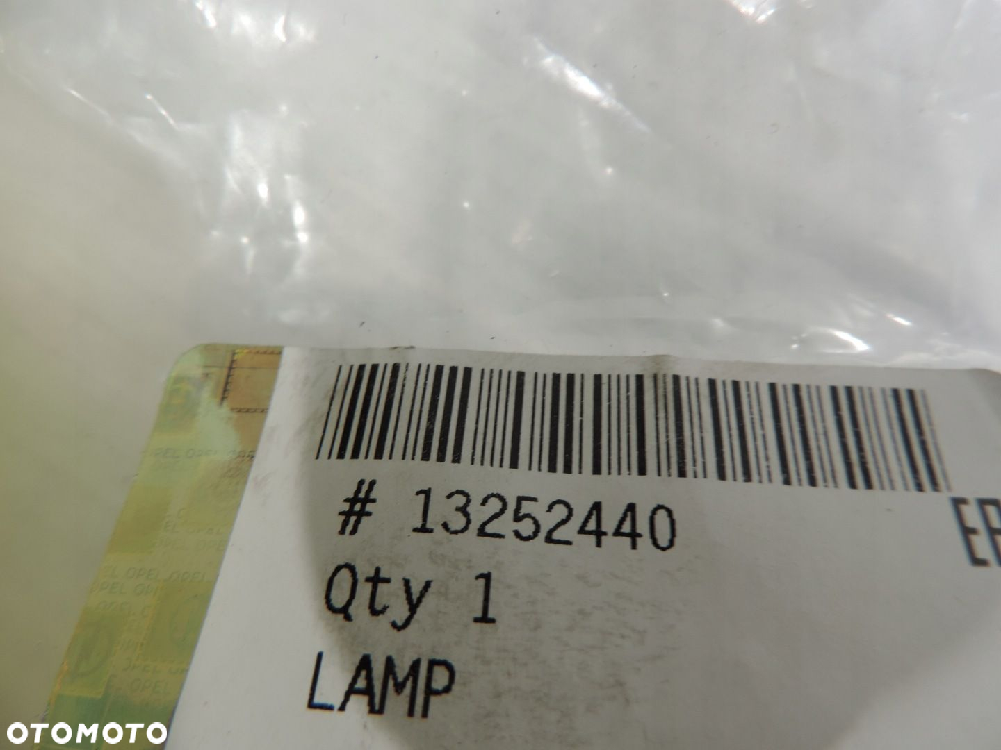 LAMPKA TEBLICY REJ. OPEL VECTRA C 13252440 NOWA - 4