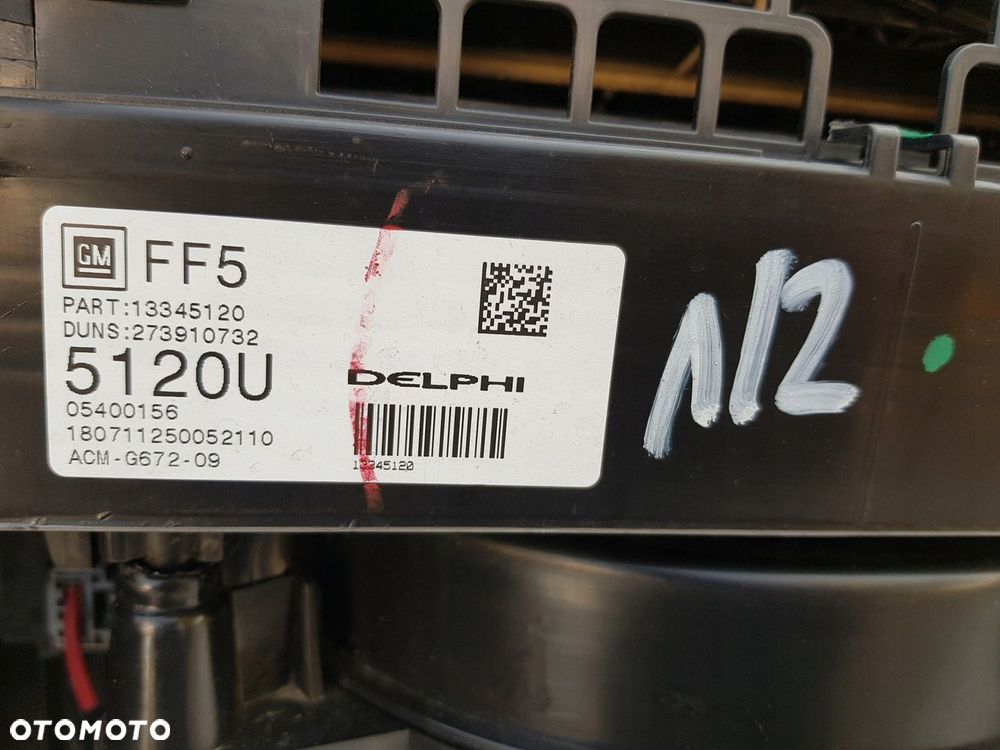 nagrzewnica dmuchawa Opel Meriva B 13345120 - 9