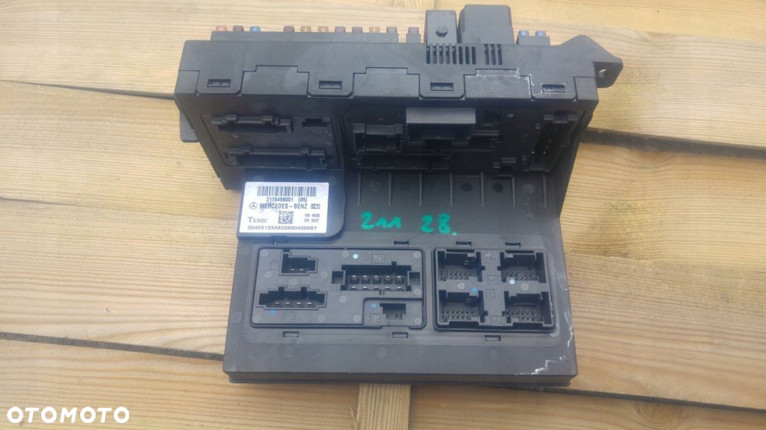 MERCEDES W211 MODUŁ STEROWNIK SAM BSI 2115459001 - 1