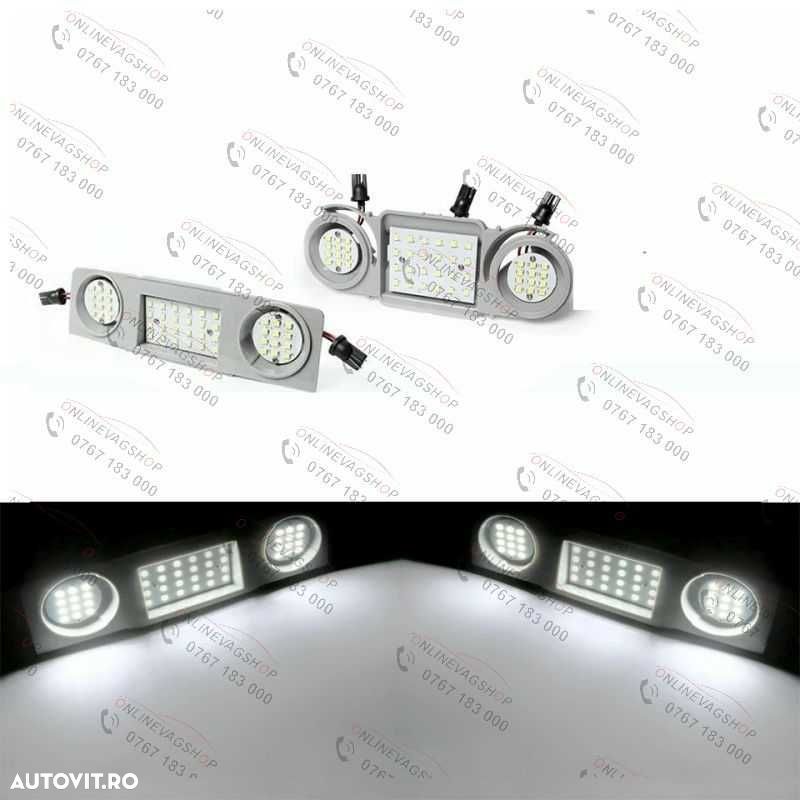 Led interior plafoniera fata + spate Passat B6 B7 CC Golf 5 Octavia 2 - 3