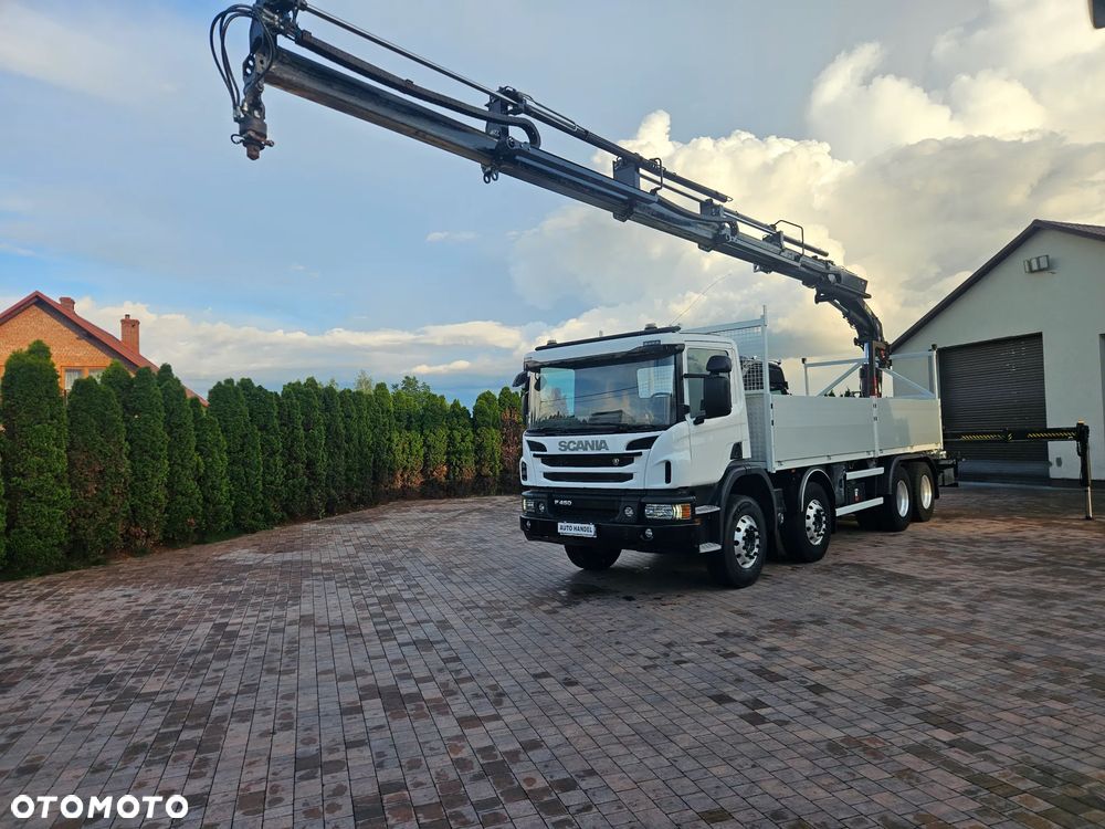 Scania 450*8x4*HIAB XS 244 HIPRO*PILOT*7m PAKA*KLIMA*IMPORT FRANCJA* - 7