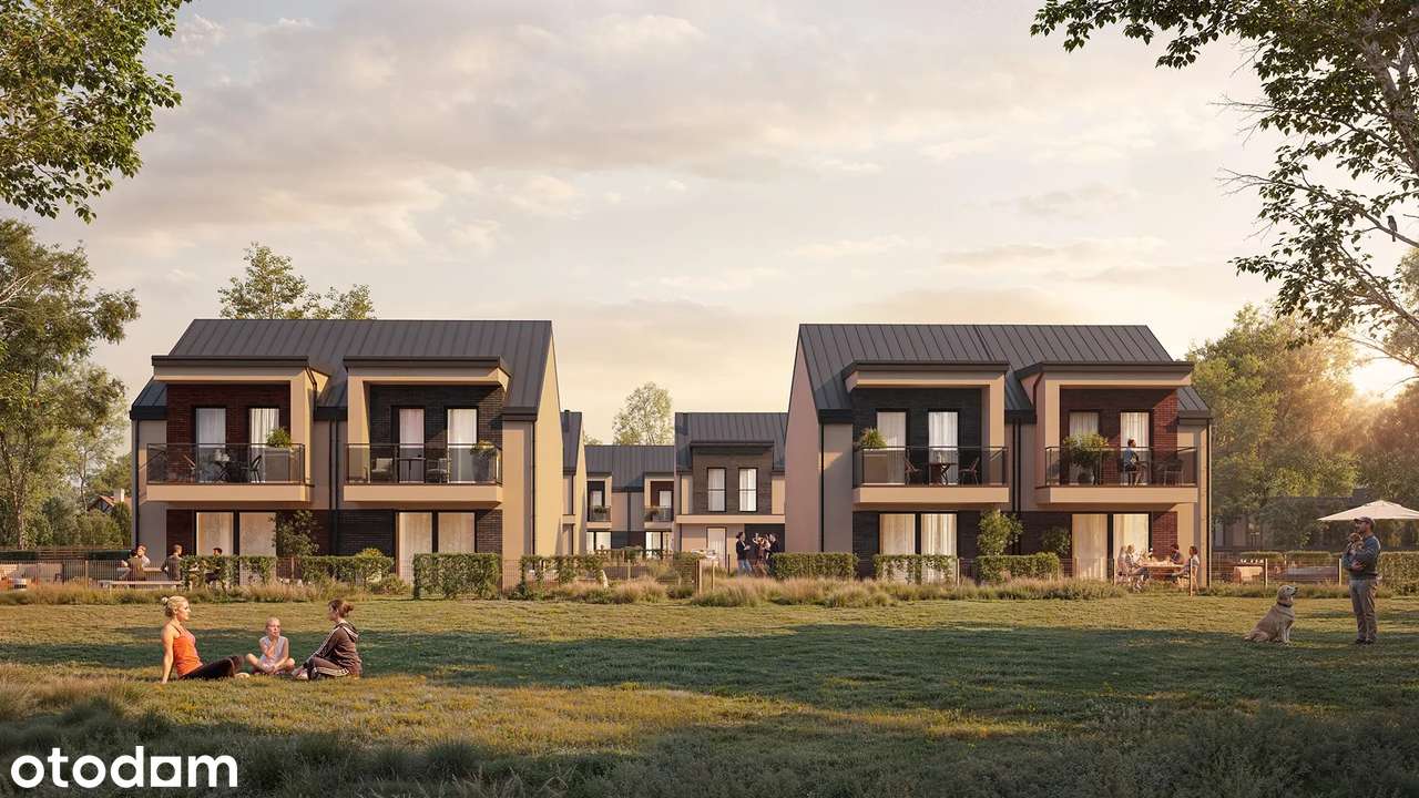 Bliźniak | 4 pokoje | 86,7 m2 | Ogródek | Parter i piętro
