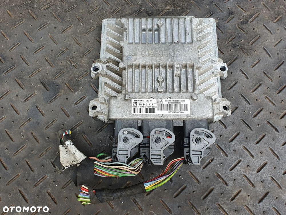 CITROEN C2 C3 1.4HDI ECU KOMPUTER STEROWNIK SILNIKA 5WS40112B-T 9651399580 9647568180 - 1