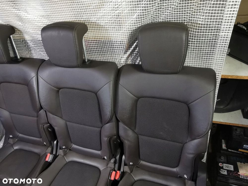 RENAULT ESPACE V 5 14-19 FOTELE TYŁ TYLNE PÓŁSKÓRA GRZANE 3 SZTUKI 2GI RZĄD - 8