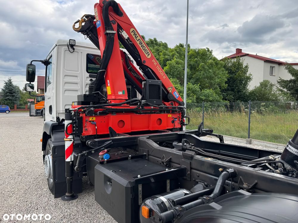 MAN TGM 18.250, PALFINGER 11001K + WYWROTKA MEILLER KIPPER, - 18