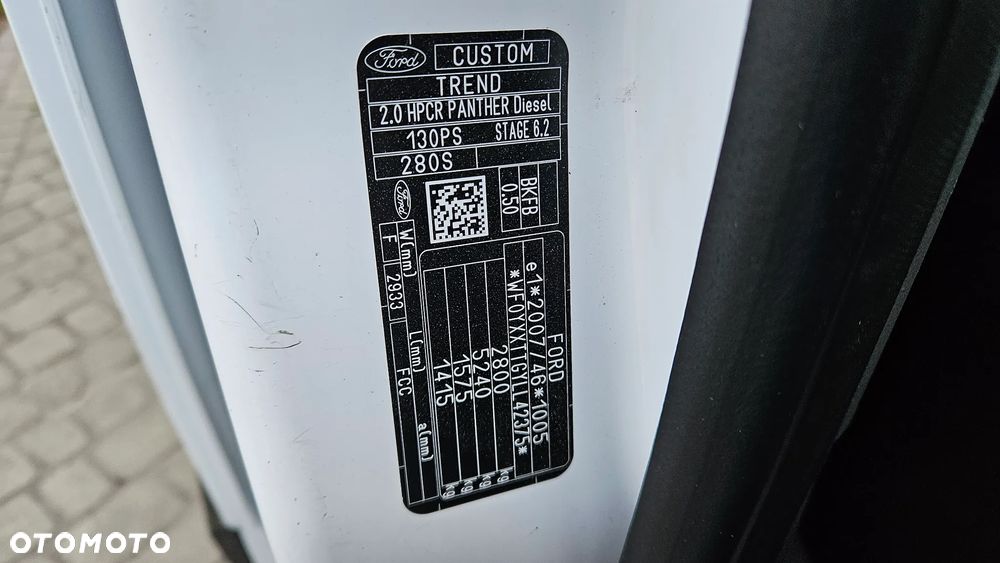 Ford Custom L1 2020 Rok Kamera Webasto Duży Wyświetlacz Hak Led - 30