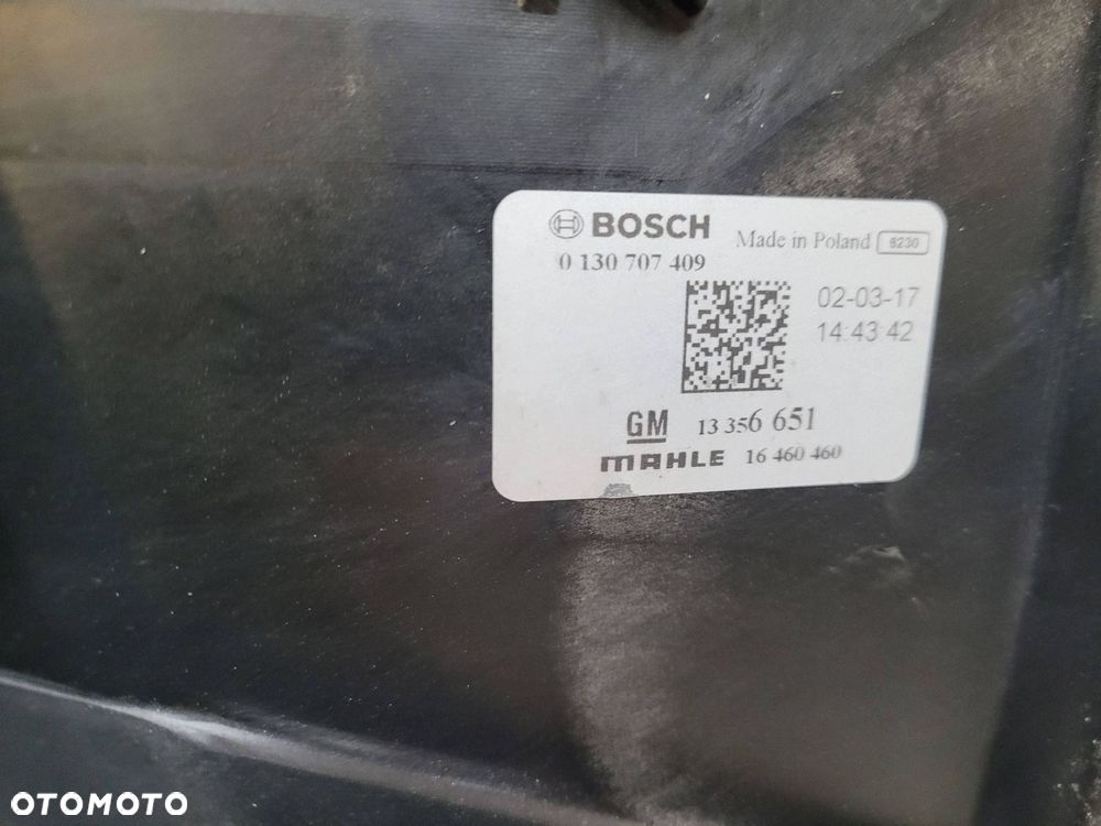opel astra k 1.4 t 1.6 cdti komplet chłodnic chłodnice wentylator 13356651 - 4