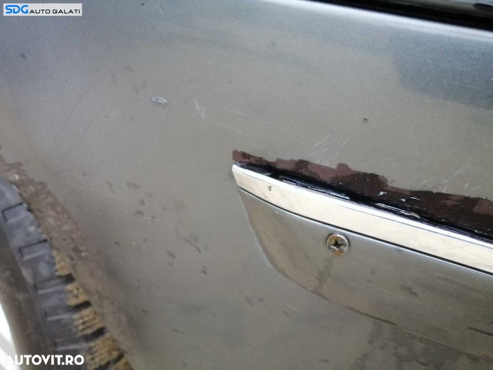 Bara Spoiler Spate cu Locas Senzori Parcare cu Defect BMW Seria 7 E65 E66 730 Facelift 2001 - 2008 Culoare A36/7 Titangrau II Metallic [L4823] [RAFT] - 6