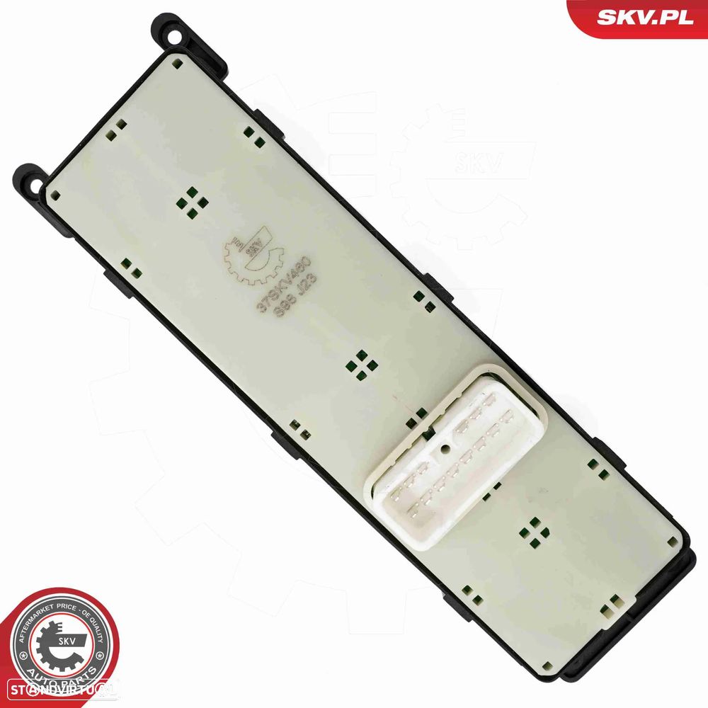 Botões de comando dos vidros Kia Rio 2005 a 2011 - 3