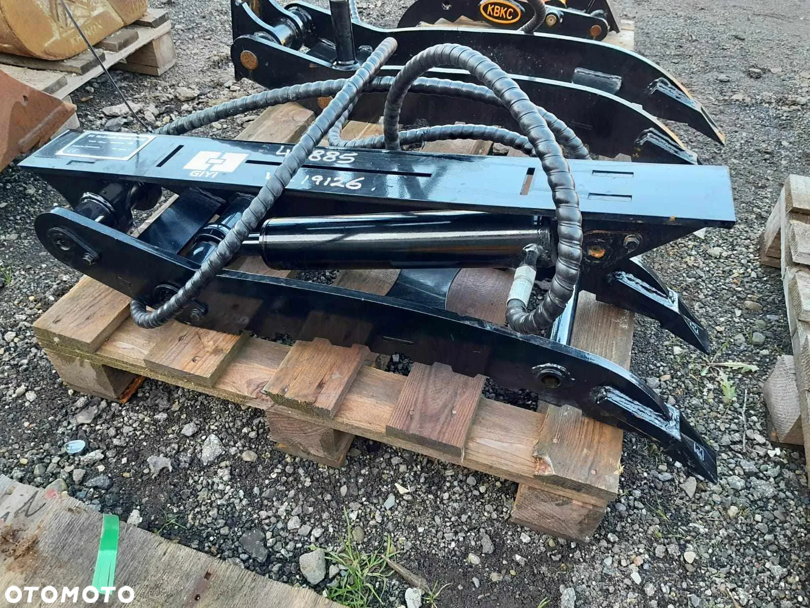 Kciuk hydrauliczny do koparki mini koparki 3t pazur hak chwytający łapa dociskowa chwytak NOWY - 5