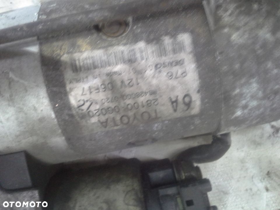 Toyota Corolla E12 Yaris II 1.4 D4D rozrusznik Denso 28100-0G020 - 10