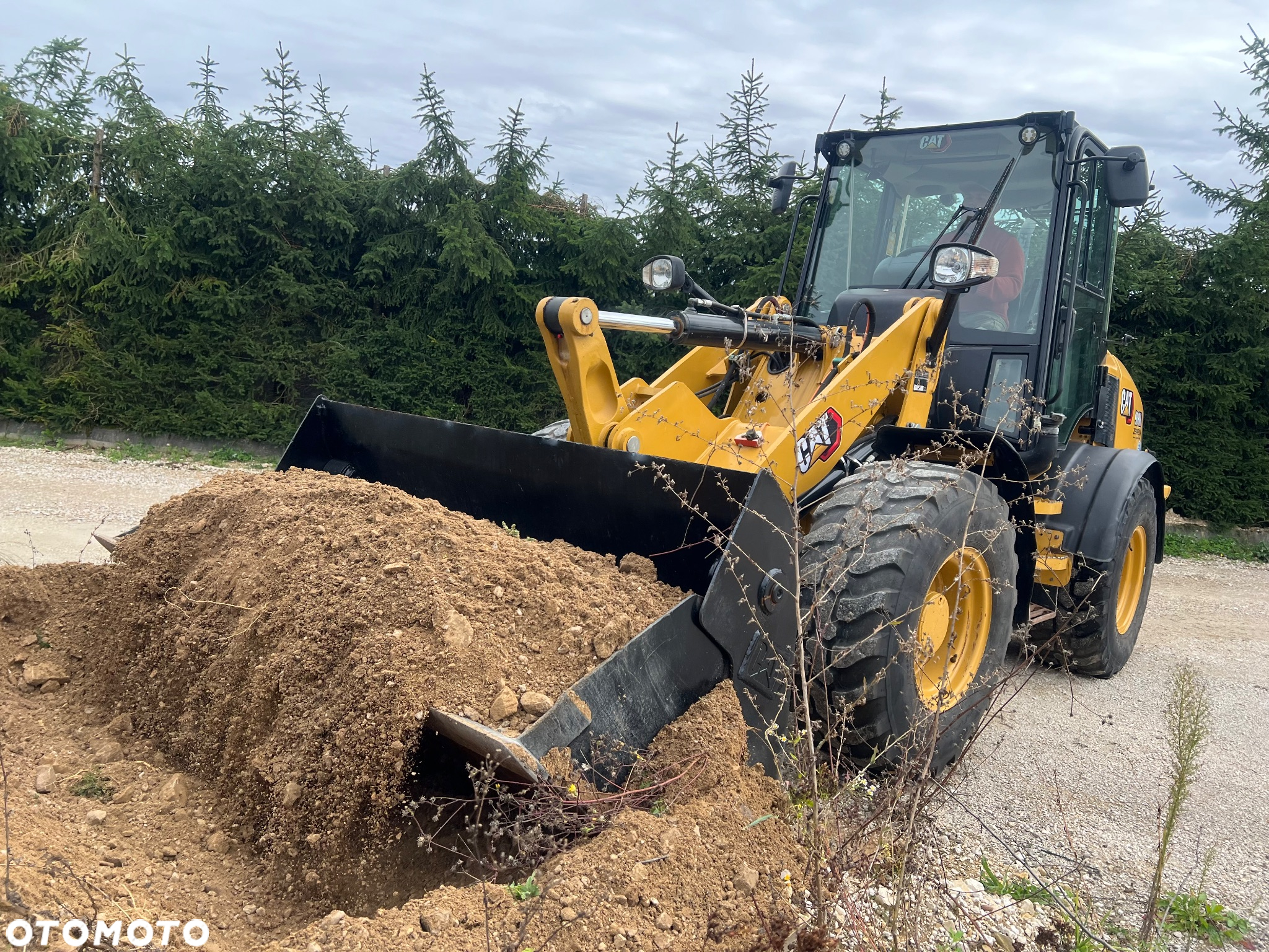 Caterpillar ŁADOWARKA CAT 908M 21r łyżka szczęka widły krokodyl 906 907 H przegubowa łamana Catepillar - 3