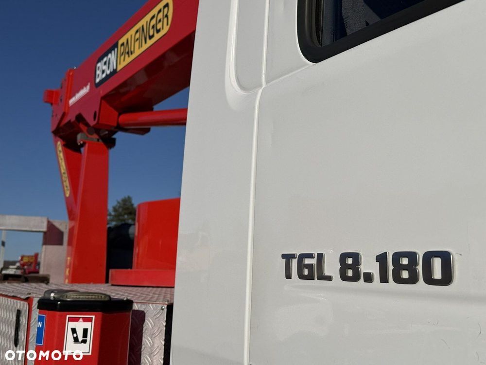 MAN TGL 8.180 Zwyżka Palfinger TKA 28 m w bok 20m podnośnik - 11