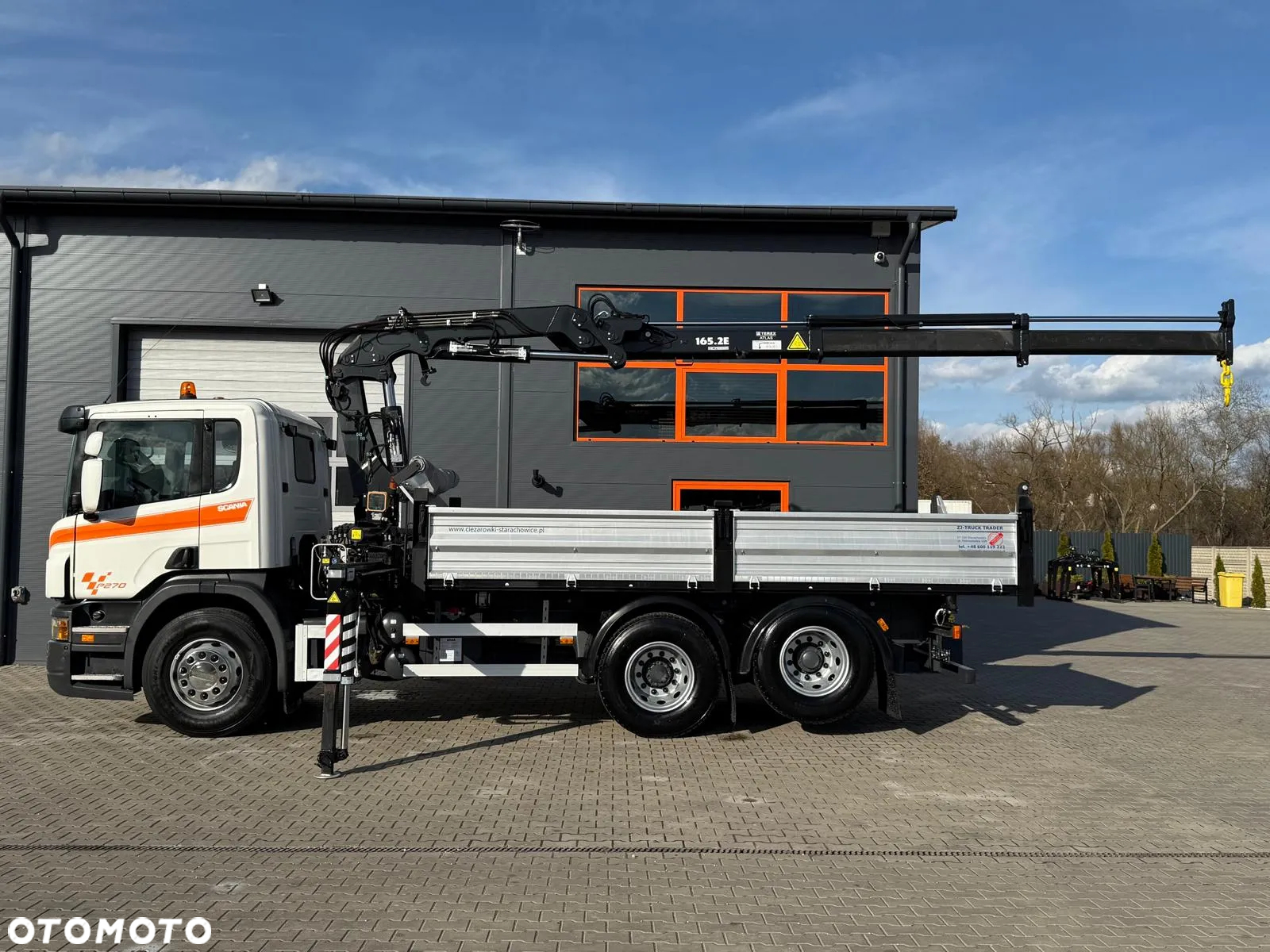Scania Scania P R 270 / 6x2 / 6x4 / wywrotka 3-S + HDS / stare tacho / żuraw , dzwig , kran , Krane - 11