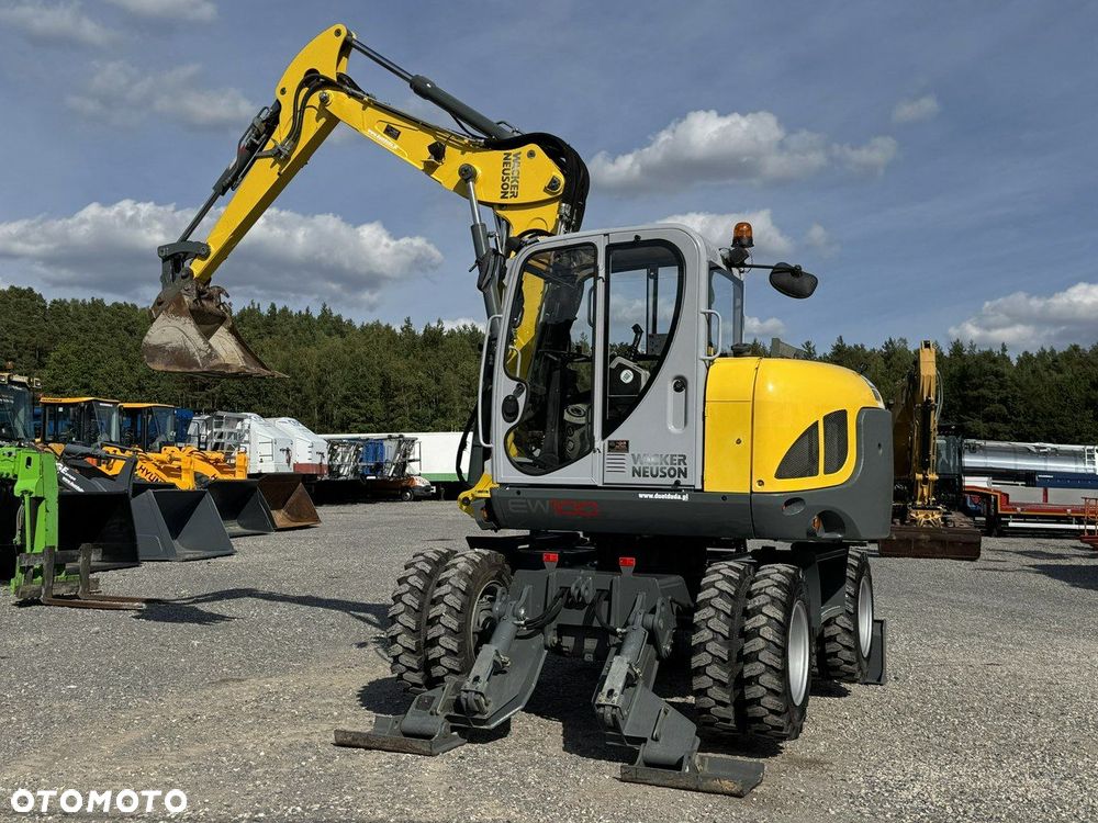 Wacker Neuson Neuson EW100 Pług + Podpory 10 ton Szybkozłącze Klimatyzacja - 14