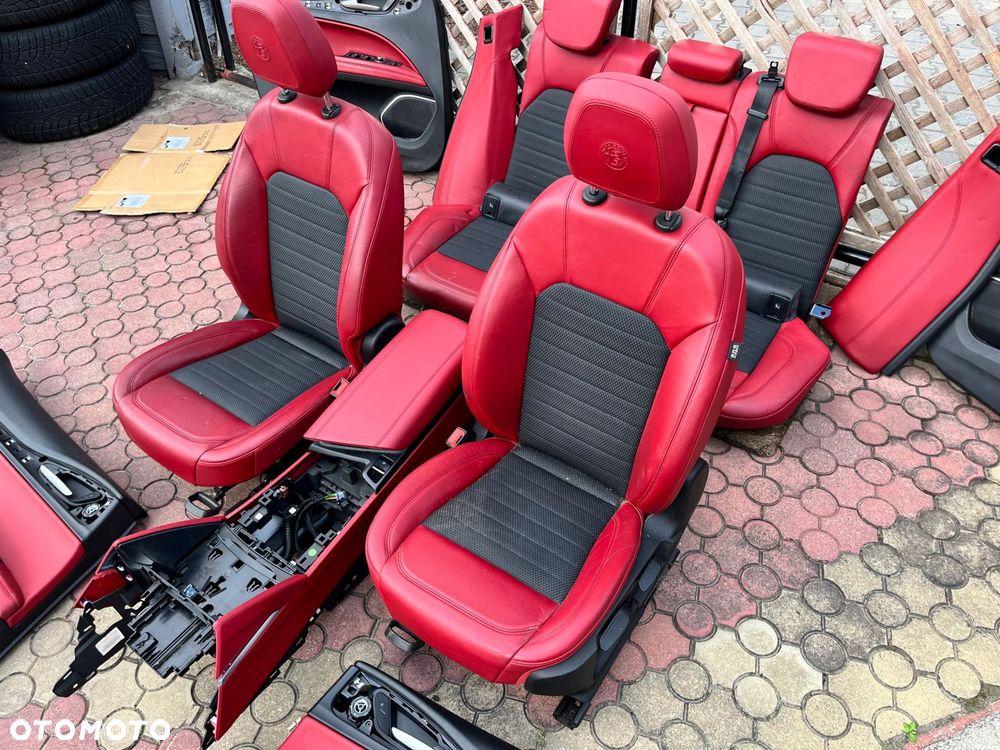 Fotele Pół skóry Tapicerki Alfa Romeo Stelvio - 3